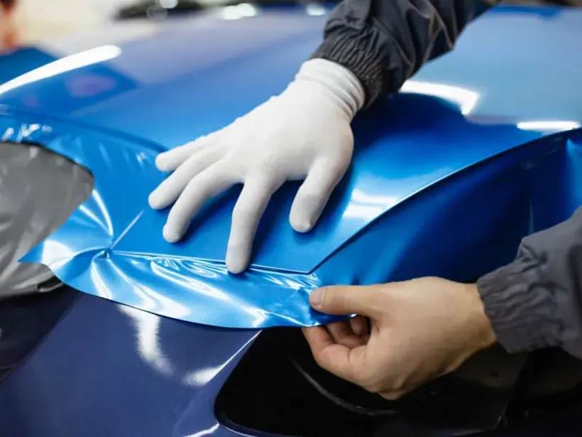 Color change vinyl wrap