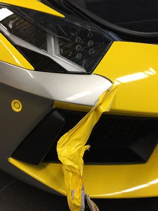 Custom vinyl accents on a vehicle